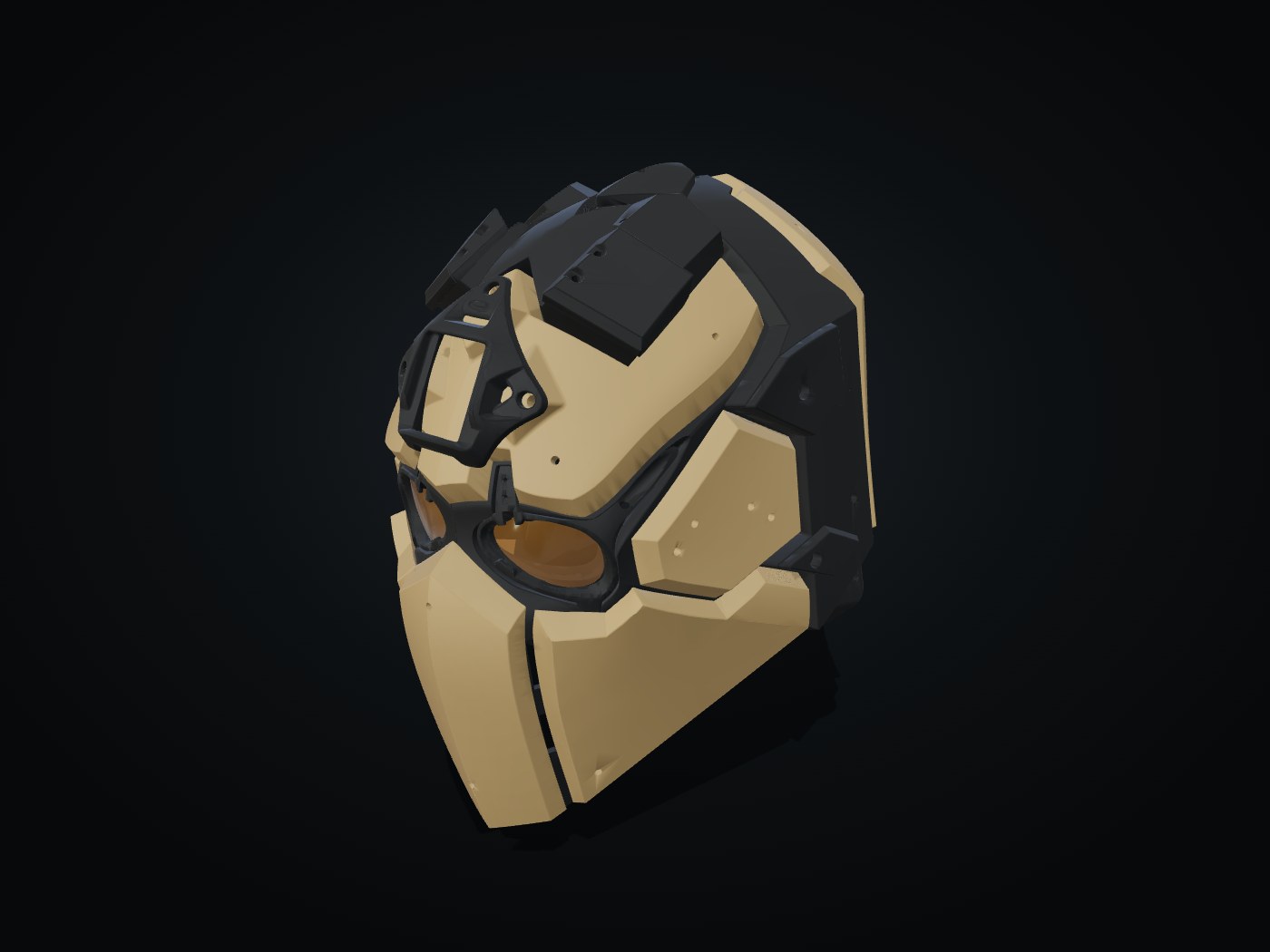 Ronin Breacher in Coyote Tan with amber lenses