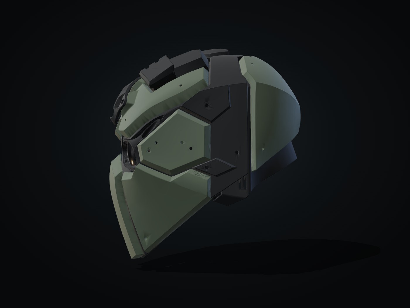 Ronin Breacher in Ranger Green, profile view