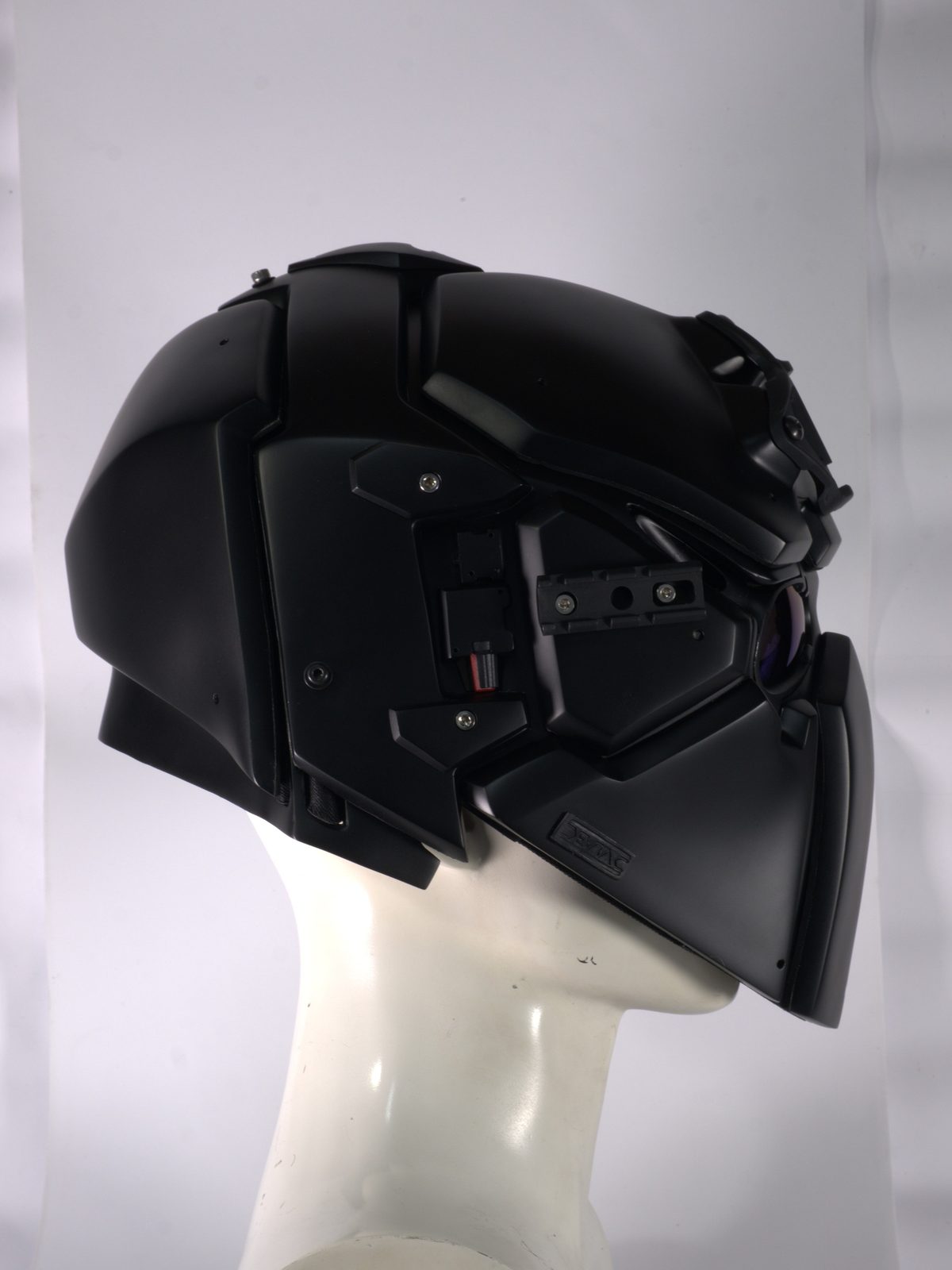 Devtac Ronin full-face ballistic helmet, three-quarter view