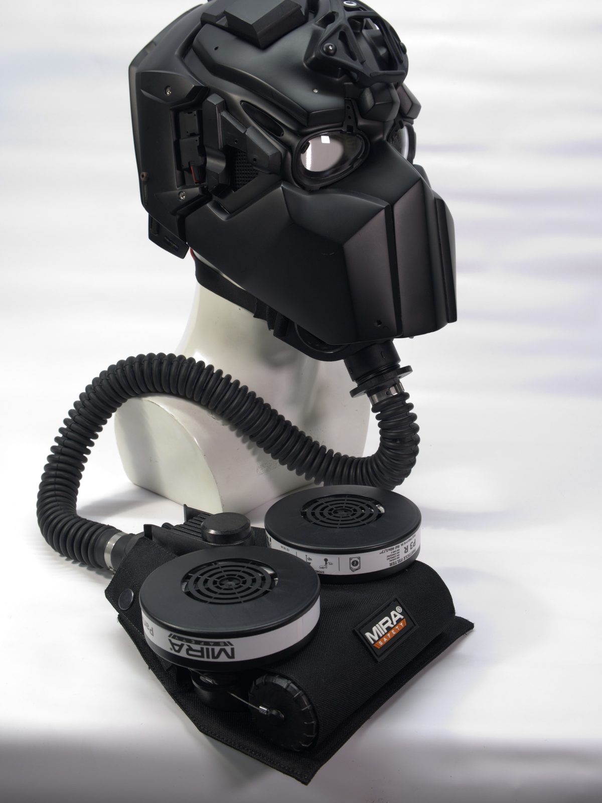 Ronin respirator version with the MIRA Safety MB-90 PAPR